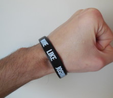 None Like Joshua Wristband (black)